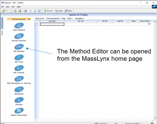 Masslynx method editor.png
