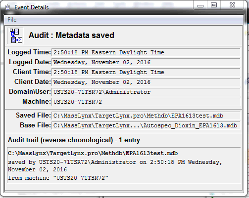 LogLynx Audit trail metadata.png