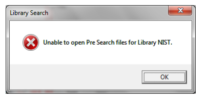 Unable to open pre search files error.PNG